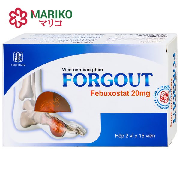 Febuxostat 20mg – Điều trị gout