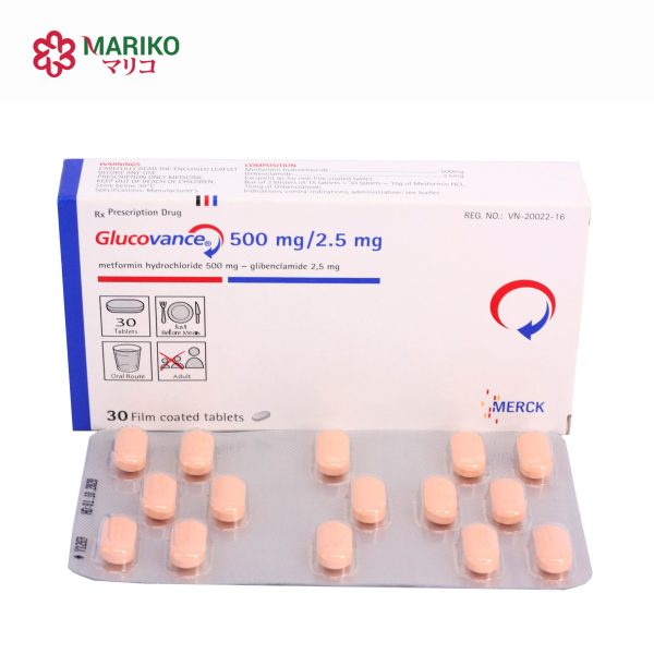 Glucovance 500/2.5mg – Điều trị đái tháo đường