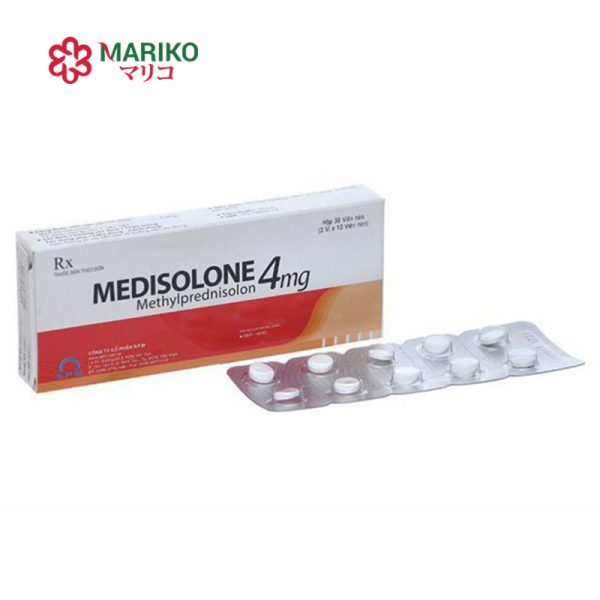 Medisolone 4mg (3Vix10Vien) – Thuốc hạ sốt, giảm đau chống viêm