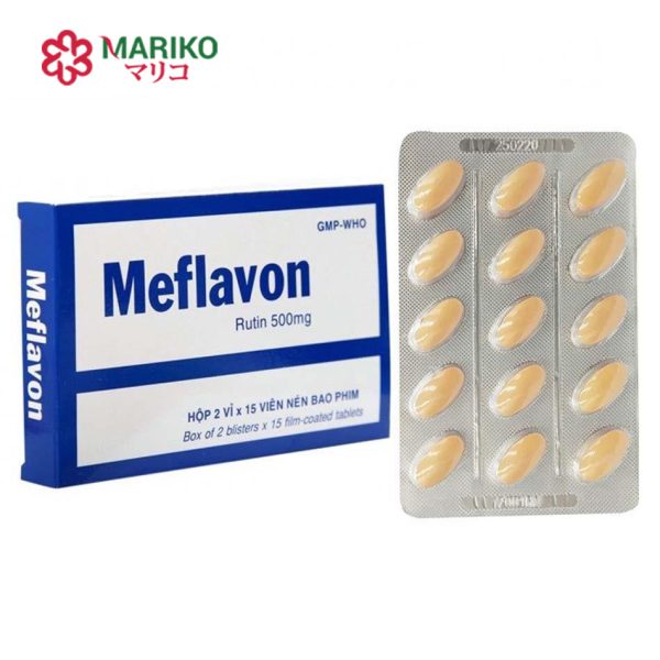 Meflavon 500mg – Ngăn ngừa xơ vữa mạch máu
