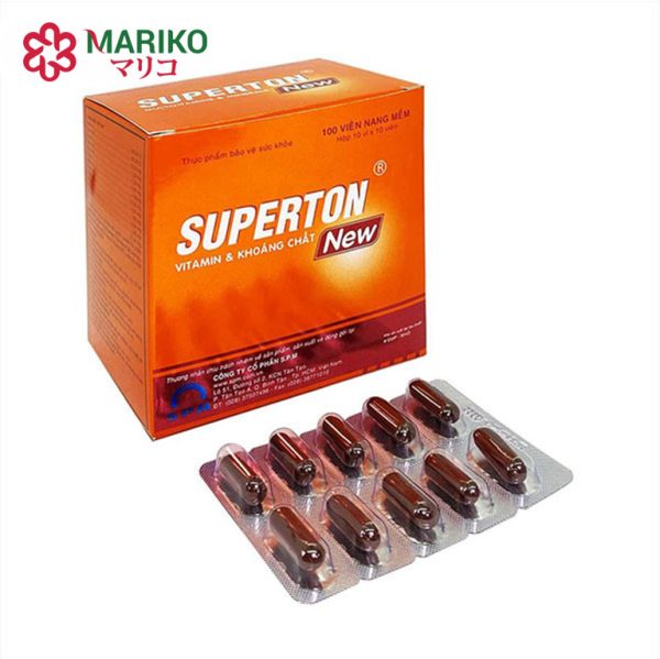 Superton New hộp 100 viên – Bổ sung vitamin và khoáng chất