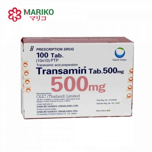 Transamin 500mg – Thuốc cầm máu