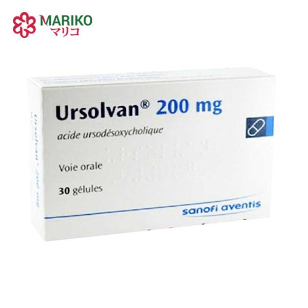 Ursolvan 200mg (Acide ursodesoxycholique) – Điều trị bệnh sỏi, bệnh gan