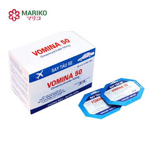 Vomina 50 – Thuốc chống say tàu xe
