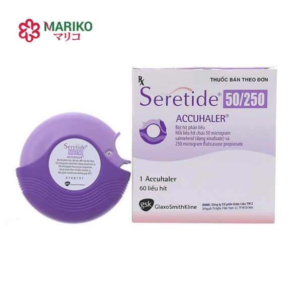 Seretide(xịt) 50/250mg – Điều trị hen phế quản, phổi tắc nghẽn